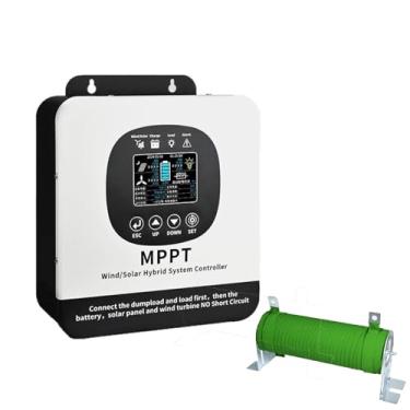 Imagem de HUIZHITENGDA Controlador de Carga Solar de 10000W Baixo Ruído, 12V-96V com Reconhecimento Automático, Ecrã LCD, Sistema de Controlo de Armazenamento de Energia para Telhados Solares e RVs,96v