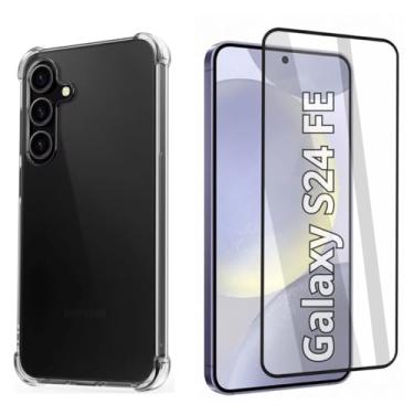 Imagem de Capa Capinha Case + Película de Vidro 3D para Samsung Galaxy S24 FE