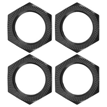 Imagem de Porca de Cubo Hexadecimal de Roda de 24 Mm, Alta Resistência à Liga de Alumínio, Peso Leve, Aparência Bonita, Instalação Fácil, para Arma 1/5 Pária Kraton 8s, Peças de Carro RC