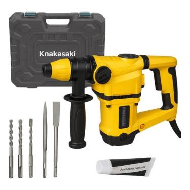 Imagem de Martelete Rompedor 1600W Profissional com Brocas Maleta SDSPlus - NAKA