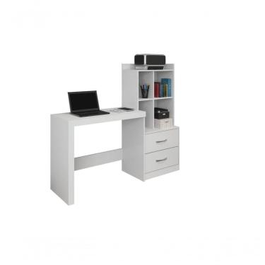 Imagem de Escrivaninha Com Estante 2 Gavetas Alana Jcm Movelaria