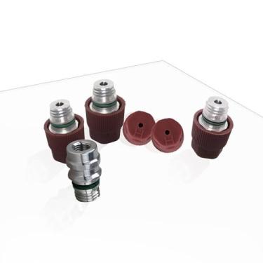 Imagem de Válvula de serviço de ar condicionado GM 800-955 M12x1,5 macho de substituição de porta de carga A/C lateral alta para 5116,59946, MT0105,52458184,357820795J, 800-955, Delco15-5438, inclui tampas