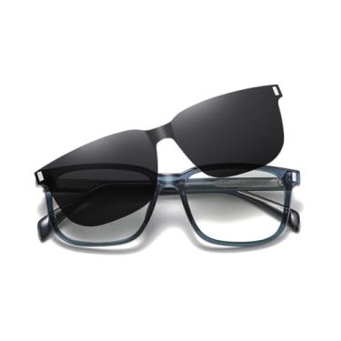 Imagem de VFDHN Óculos de Sol Clip-on TR90 Feminino UV400 para Homens Estilo Verão Polarizado Feminino CP Acetato (2)