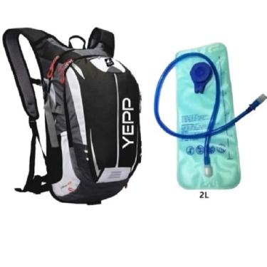 Imagem de Mochila Hidratação Yepp Saco Refil 2L Impermeável 8L Camping Trilha Cor:Preto