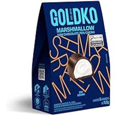 Imagem de Bombom Marshmallow Zero Açúcares GoldKo 57,5g - GOLD E KO