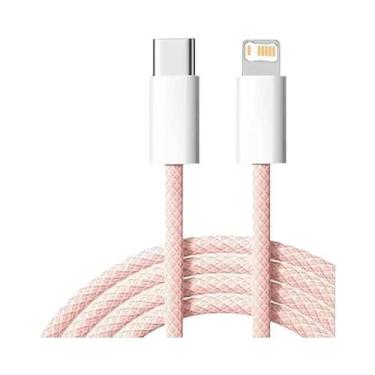Imagem de Cabo USB-C Trançado De Carregamento Rápido 35W 1m 2m Para iPhone 13 14