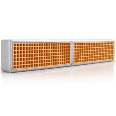 Imagem de PUICUOOX Substituição de combustível catalítico de fogão a lenha de 6,3 cm x 33 cm x 5 cm para fundição Vermont Flexburn Defiant & Encore | Catalisador de combustor de cerâmica | Reduz as emissões em