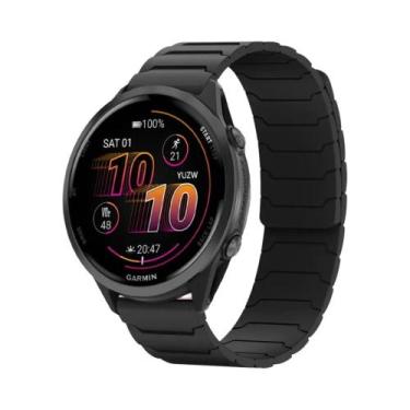 Imagem de Pulseira Magnética De Silicone Para Garmin Forerunner 570 265 55 255 2