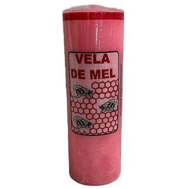 Imagem de Vela 7 Dias De Mel Rosa Ideal - Estrela Magia