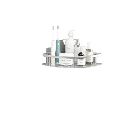 Imagem de Suportes De Parede Para Casa De Banho, Prateleiras Adesivas E AcessóRios(KIT 1-Prata-triângulo)