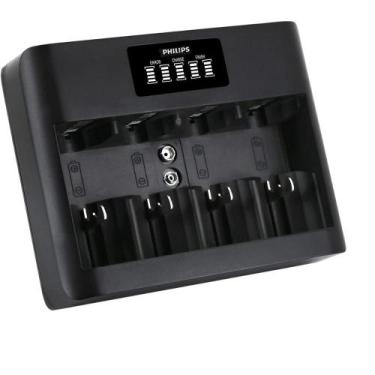 Imagem de Carregador de pilha philips aa/aaa/c/d/9v
