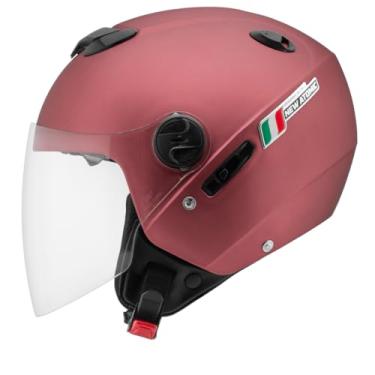 Imagem de Capacete Moto Aberto New Atomic Elite Masculino Feminino Pro Tork Com Viseira Interna(58,ROSA BEBE)