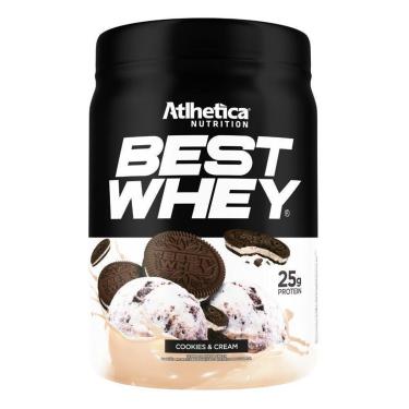 Imagem de Best Whey Isolado Hidrolisado Cookies Cream 450g - Atlhetica-Unissex