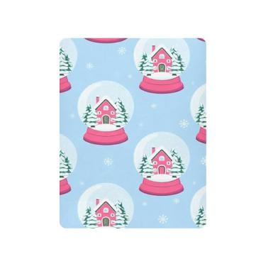 Imagem de Burbuja Lençol de berço para meninas e meninos, lençol de inverno macio e respirável para berço padrão e colchões de cama infantil, 68,5 x 99 cm