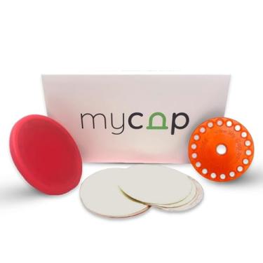 Imagem de My-Cap Conjunto de tampas e tampas de cápsulas de café reutilizáveis - compatível com cápsulas Nespresso Vertuo - Tampa e tampa de cápsulas de café reutilizáveis, de grau alimentício e sem BPA