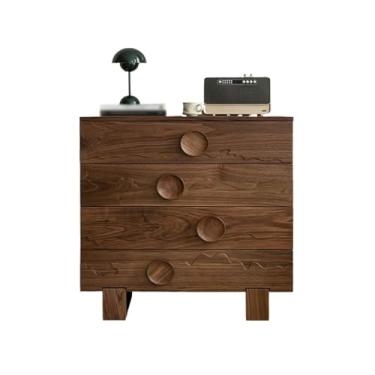 Imagem de Cômodas Cômoda de 4 gavetas para quarto, cômoda madeira com profundas, organizador cômodas para, sala estar, corredor