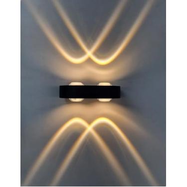 Imagem de Arandela Arctis LED 4W IP65 Bivolt para Parede Interna e Externa – Iluminação para Muro, Fachada, Jardim e Varanda