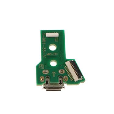 Imagem de ZEZEFUFU Placa de tomada de porta de carregamento micro USB, cabo de 12 pinos para JDS-040 para Sony para controle de PS4 Pro
