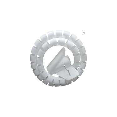 Imagem de Organizador de Fios e Cabos com Aplicador, 20mm x 1m, Plástico, Preto, Inclui Aplicador