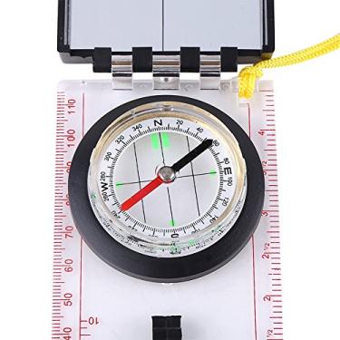 Imagem de Cosiki Bússola Multifuncional de Plástico ABS Com Lupa e Corda, Perfeita para Montanhismo e Viagens