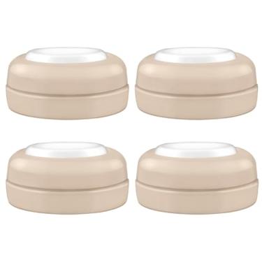 Imagem de Maymom Tampas de parafuso, também conhecidas como tampas de viagem, com disco de vedação regravável, compatível com garrafas Avent, Maymom de boca larga; anel de vedação e disco de vedação natural da