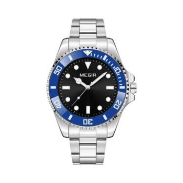 Imagem de Relógio De Pulso Masculino De Luxo À Prova d'Água Com Luz, Relógio De 