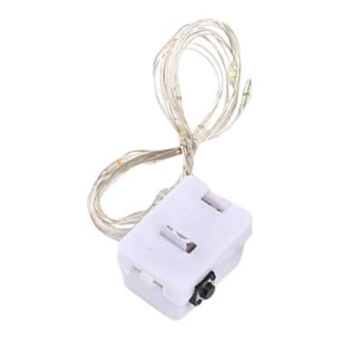 Imagem de Bothyi Luzes de fada com 20 LEDs, 200 cm (78,74 polegadas), decorativas e criativas, alimentadas por bateria, com 3 modos de iluminação, ideais para árvores, Luz Branca