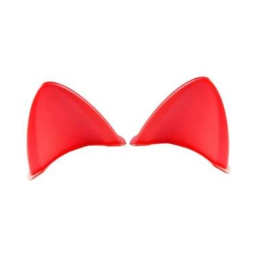 Imagem de Adesivos Decorativos De Orelhas De Gato Coloridas Para Capacete De Mot