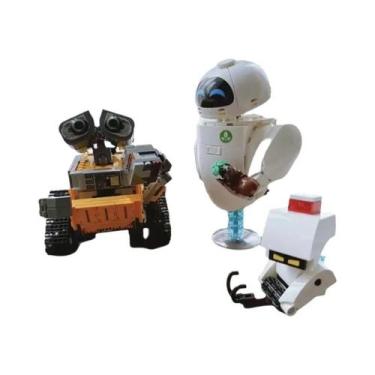 Imagem de Blocos De Montar De Robô Cartoon Fofo 811PCS MOC 43279 Figura Walli Ev