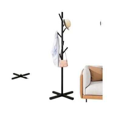 Imagem de Cabideiro De Chão Em Mármore Simples Para Quarto, Suporte Para Casacos