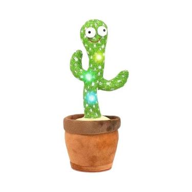 Imagem de Brinquedo Cacto Dançante E Falante Para Crianças Com Mudador De Voz, C