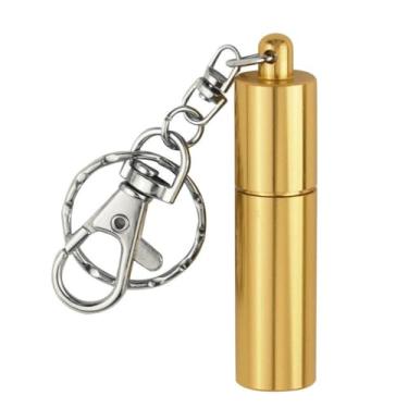 Imagem de Modelador de ponta de tacos de bilhar de alumínio dourado com pinos de aço inoxidável para reparo de tacos e retenção de giz