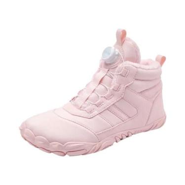 Imagem de Botas de Neve Infantil Unissex - Antiderrapantes e Quentes para Invern