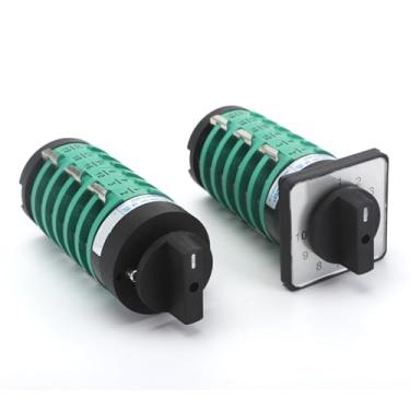 Imagem de KDHC-32/6x10-6 32A máquina de solda blindada a gás ajuste fino 10 posições 6 polos máquina de solda seletor rotativo interruptor de came 1 peça (32A com painel)