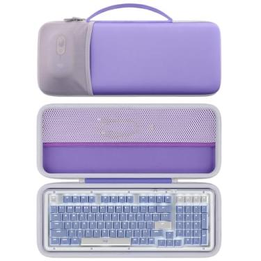 Imagem de co2CREA Capa rígida para teclado Logitech Alto Keys K98M (capa roxa)