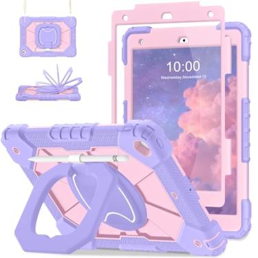 Imagem de Auizotl Capa para iPad 9ª/8ª/7ª geração, capa para iPad de 10,2 polegadas 9ª geração com protetor de tela/suporte giratório/suporte de caneta, capa de grau militar à prova de choque I Pad 9ª/8ª/7ª