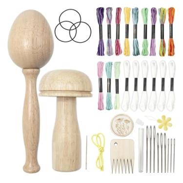 Imagem de Ferramenta de Remendo para Tricô | Materiais De Tecelagem - Kit De Tricô Para Iniciantes | Para Meias De Avó Mãe Pai E Tecidos De Cachecol Camisola