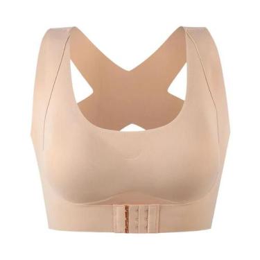 Imagem de Sutiã Esportivo Feminino Com Correção De Postura, Sem Arame, Tops Crop