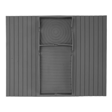 Imagem de Bandeja de apoio de braço para sofá de silicone macio Suporte para copos de sofá antiderrapante para lanches de telefone com controle remoto Design ergonômico Leve portátil Fácil (Cinza)