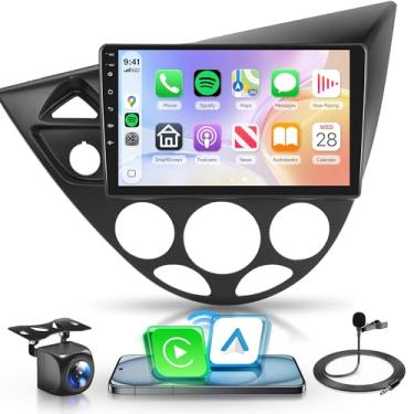 Imagem de Rádio veicular de 8 núcleos 4G + 64G para Ford Focus 1998-2006 com chip Qual-comm Snapdragon, KYNNT Car Stereo Carplay, Android, automóvel, 3D, exibição de modelo de carro, GPS, WiFi, tela sensível ao