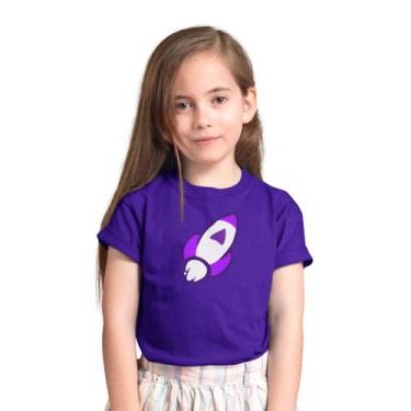 Imagem de Camiseta Roxa Katlen Infantil Novo Elemento irmã da Emilly Vick Youtub