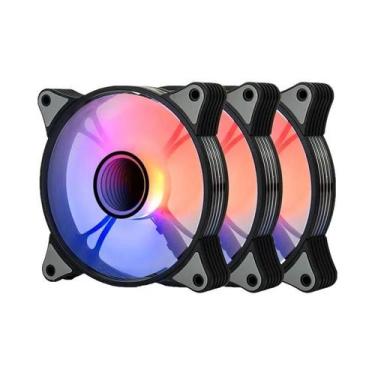 Imagem de Ventilador De Gabinete De Computador Aigo AR12PRO RGB De 120mm, 4 Pino