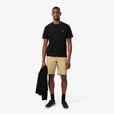 Imagem de Bermuda Chino em Gabardine Ajuste Regular Lacoste Masculina-Masculino