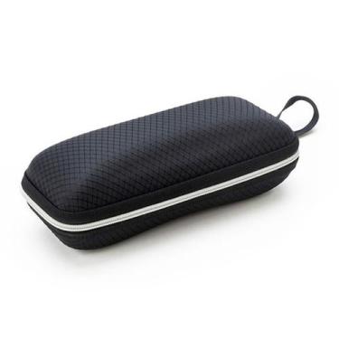 Imagem de Kit Com 10 Estojos Porta Óculos Preto Com Zíper Eyewear, Preto