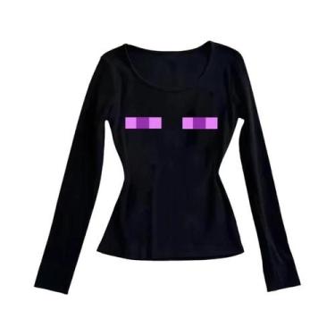 Imagem de Camiseta Feminina Sem Mangas De Renda Y2K Hip Hop Punk Rock Gótica Chi