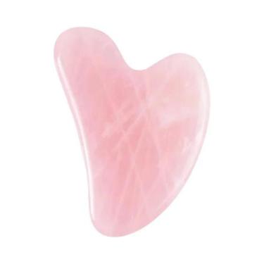 Imagem de Ferramenta De Massagem Facial Gua Sha Em Pedra Natural Jade Para Cuida