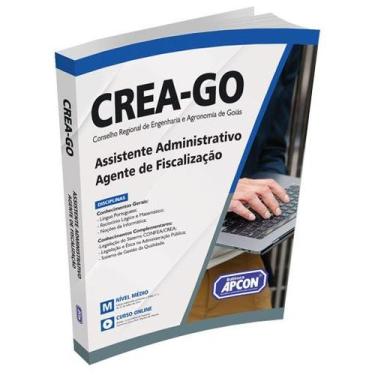 Imagem de Apostila CREA-GO 2023 - Assistente Administrativo e Agente de Fiscaliz