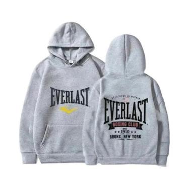 Imagem de Moletom Masculino Casual Harajuku Com Estampa Gráfica Do Logo Everlast