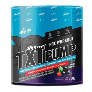 Imagem de Txt Pump - Pré Treino Pote 300g Shark Pro, ACAI COM GUARANA