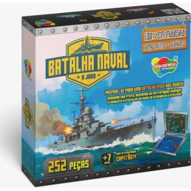 Imagem de QUEBRA-CABEÇA de Madeira Batalha Naval 252 Peças Pais & Filhos